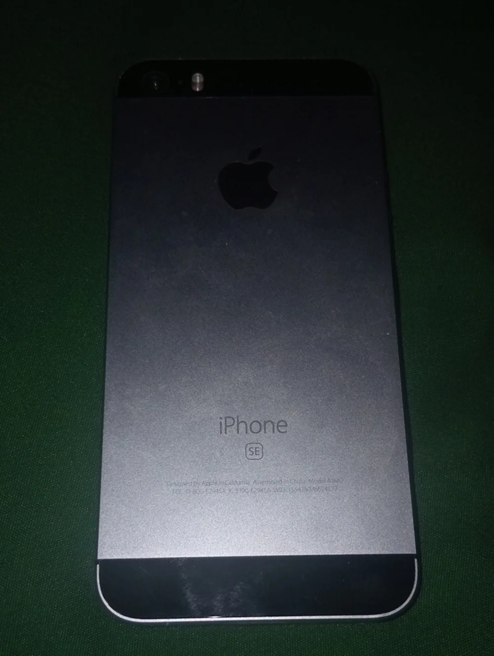 Apple iPhone SE in Space Gray and Black